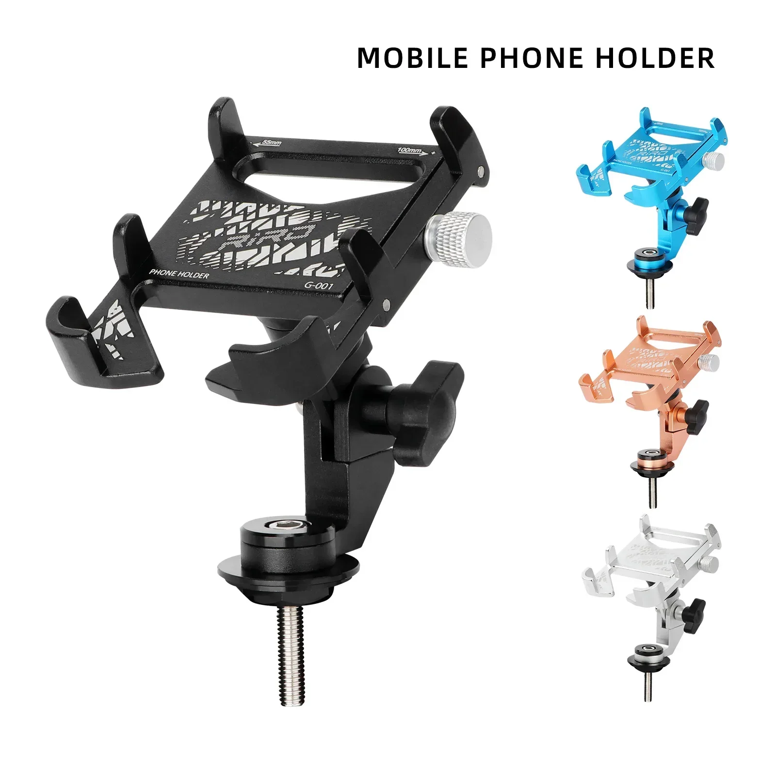 

Cycling Mobile Phone Bracket Bicycle Handlebar Stem Cover Installation 360° Adjustment Road Bike Mtb Phone Navigation Holder