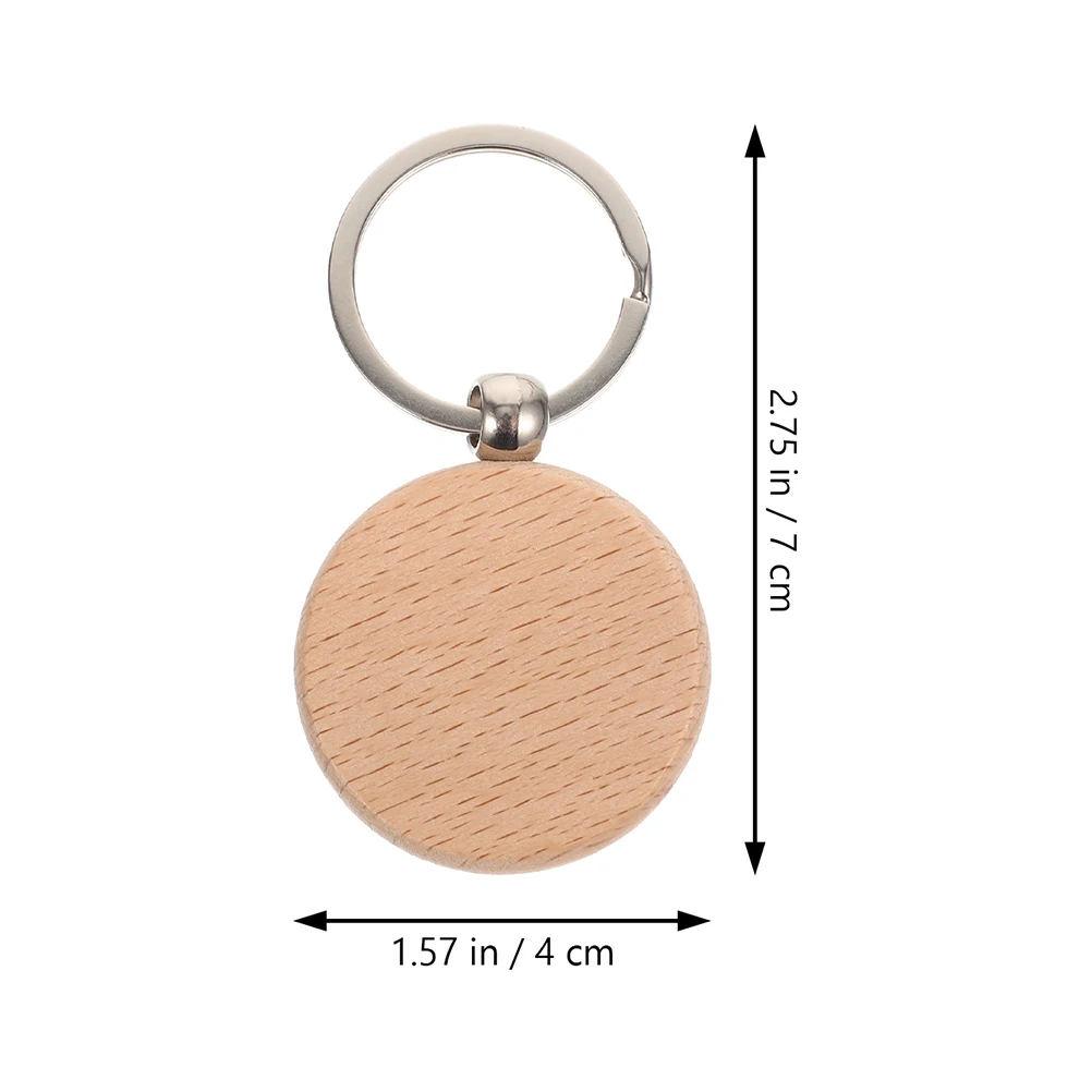 

12Pcs Diy Wooden Keychain Blanks Handcrafted Engraving Blanks For Creative Artisanal Projects