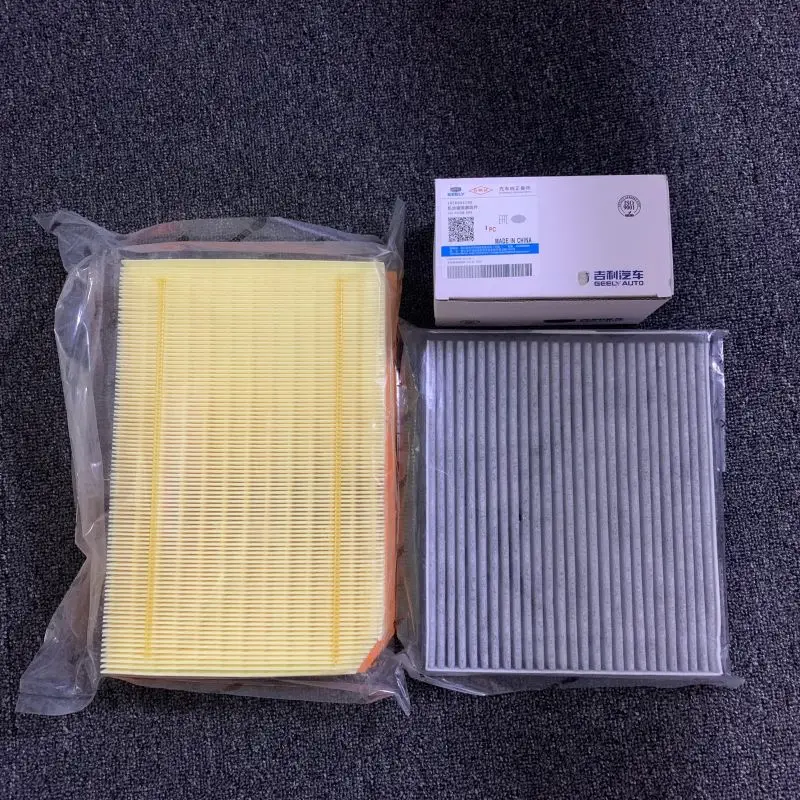 Suitable for Geely Haoyue 1.8T 8889319253 Air filter, 8022024700 Cabin Air filter, 01653926 Oil filter 2020-2023