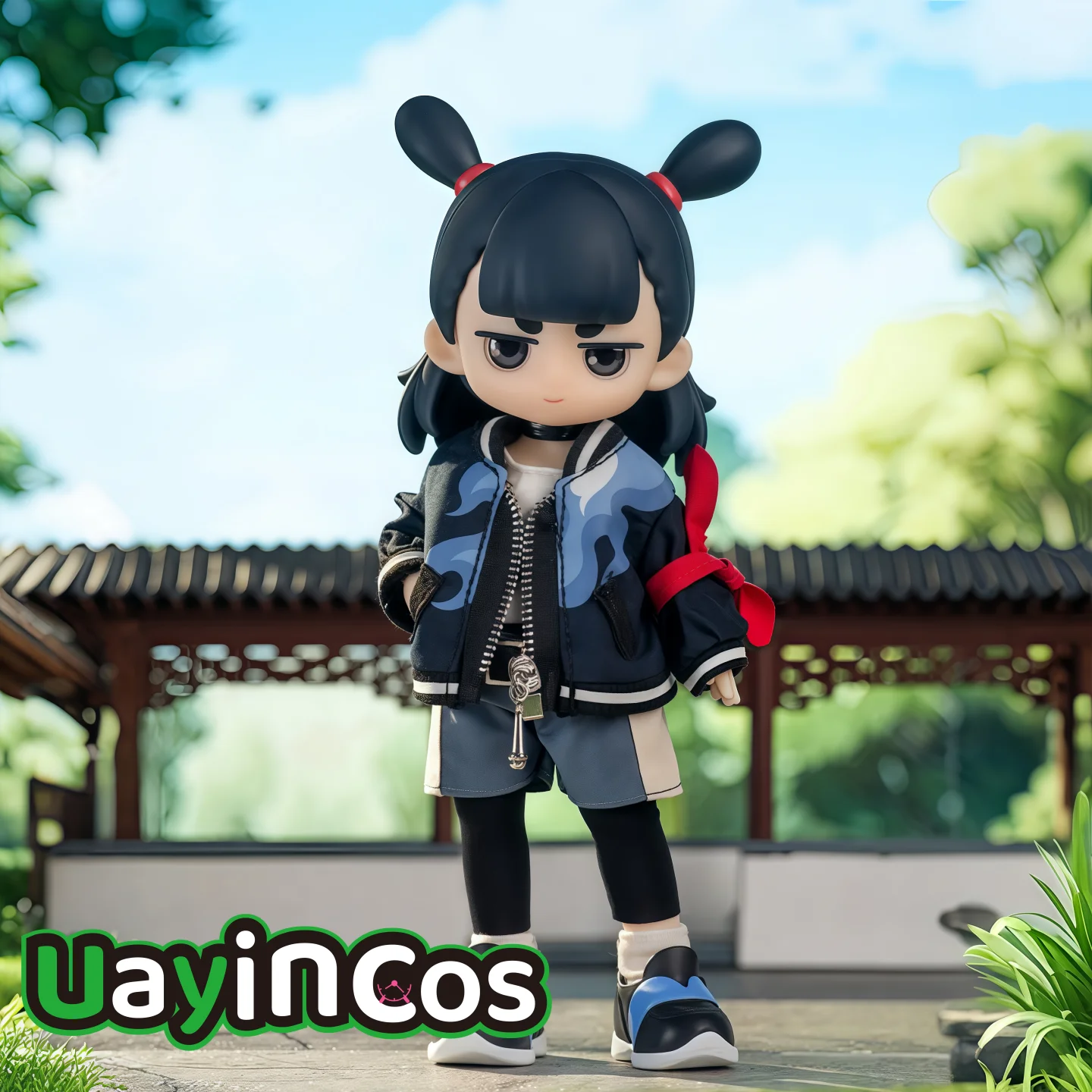 

Original The Legend of Hei Wuxian Xiao Hei Luye Stuffed 15cm Plushies Doll Model Ornaments Anime Game Cute Figure Toy Kids Gift