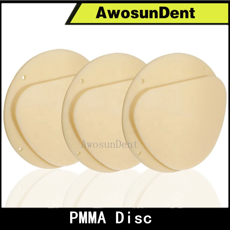 

D89mm Amann Girrbach Смола ПММА Блок Однослойный ПММА Диск Акриловый Лабораторный Блок Cad Cam