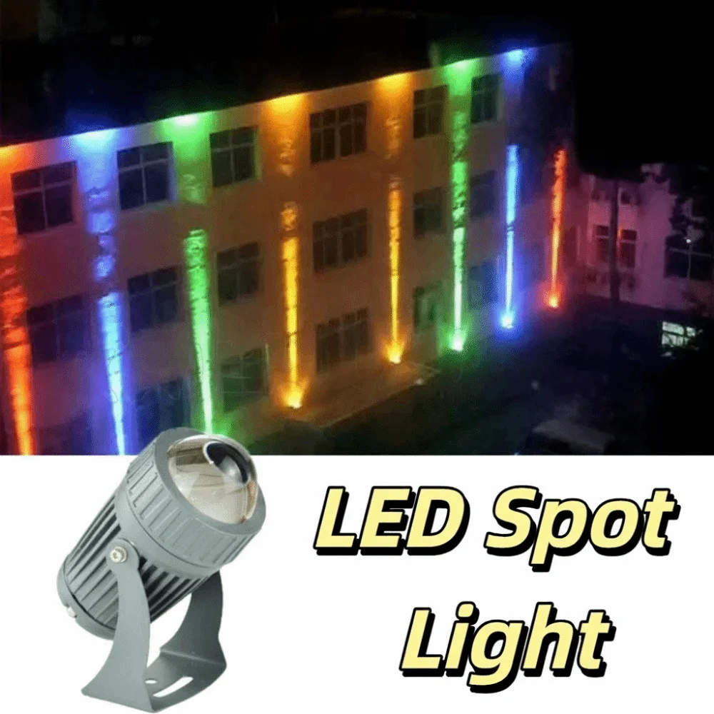 

10W LED Outdoor Wall Spotlights Red Green Blue Waterproof IP66 Outdoor LED Garden Wall Spotlights IP65 Waterproof