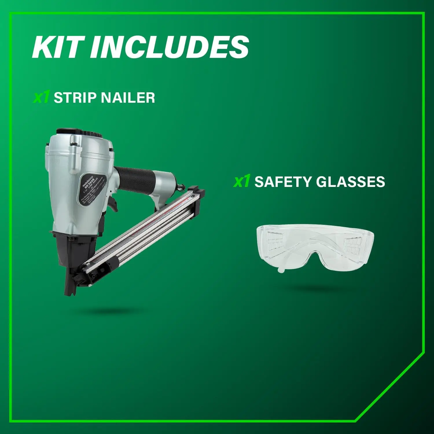 HPT Metal Connector Nailer Pro Marca preferida de nailers pneumáticos Revista de 36 graus aceita pregos de até 1-1/2 polegadas