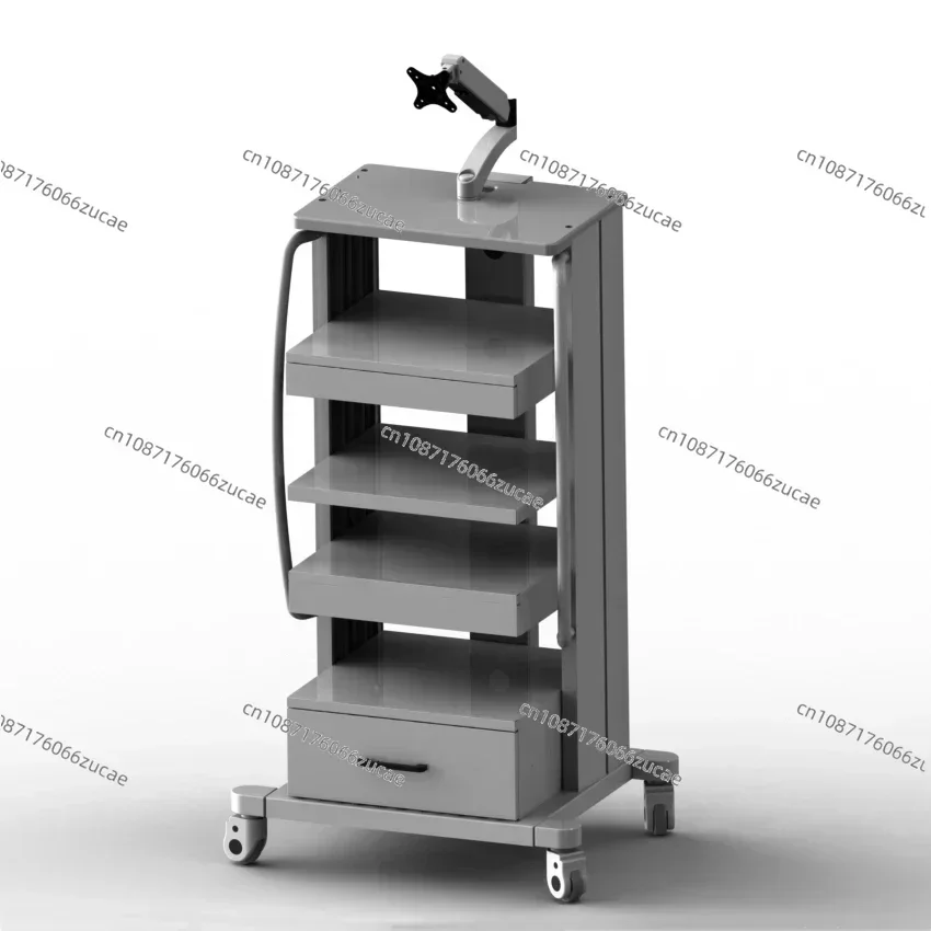 

Заводская цена NBRIDGE OEM/ODM Медицинская тележка Тележка для больниц Клинический тележка для эндоскопа