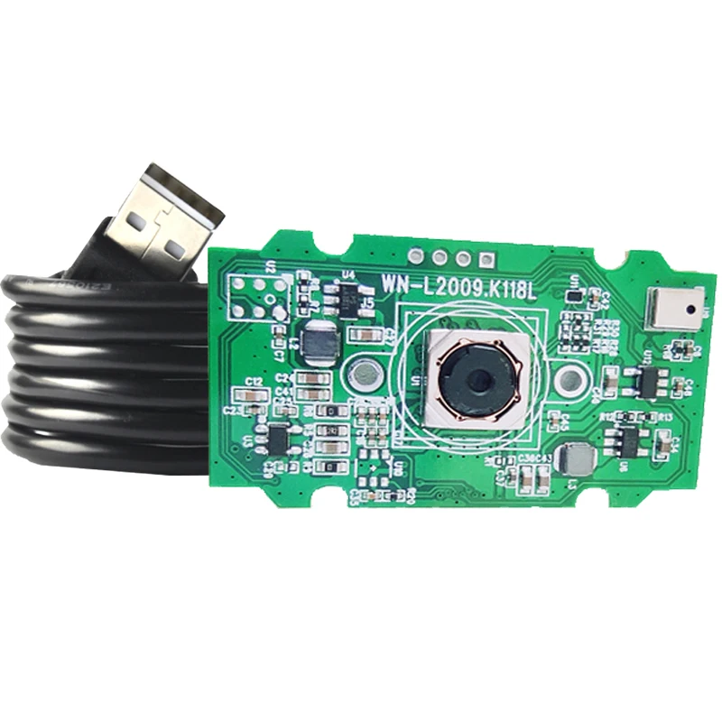 4K 3264 x 2448 8MP HD IMX258 USB Camera Module AF 75° With Digital Microphone Face Recognition