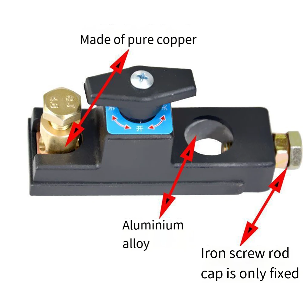 Battery Disconnect Switch for Cars and RVs 12V/24V Blade Master Switch to Prevent Battery Drain and Enhance Vehicle Safety