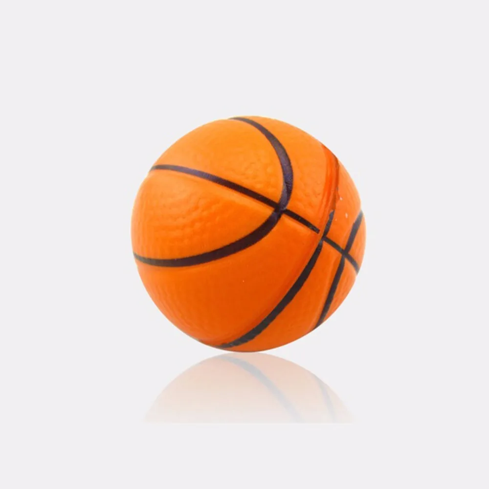 Foam Rubber Ball Toy basketball Hand Wrist Exercise Stress Relief Squeeze Soft Colorful Foam Ball for Christmas gift 6.3CM