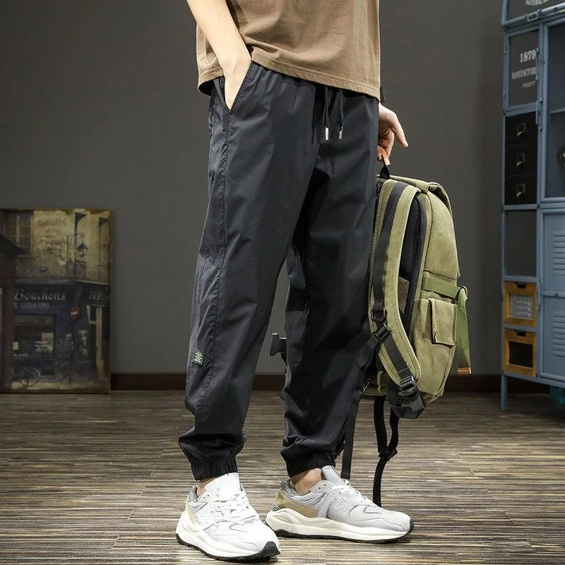 Spring Summer Loose Men's Harem Cargo Pants Y2k Vintage Street Emo Male Trousers Korean Style Designer Cheapest Harajuku Slacks