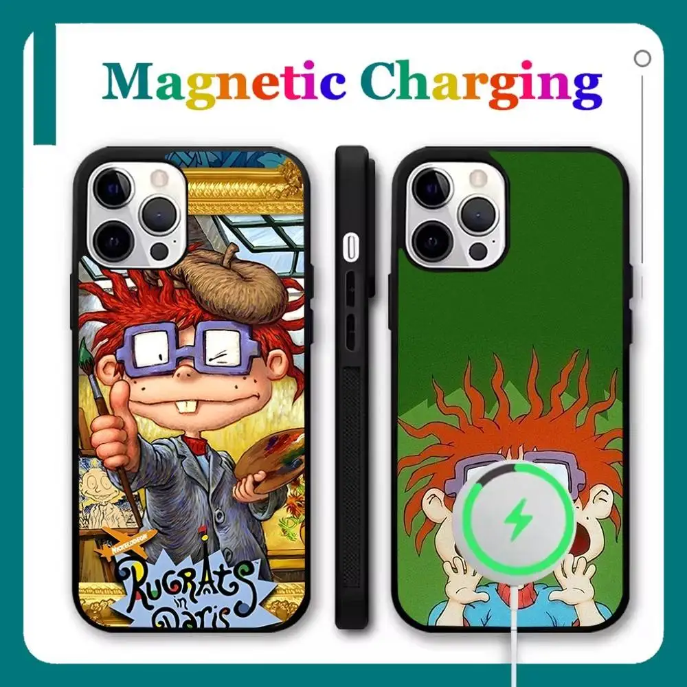 

Funny R-Rugrats Cartoon Phone Case For iPhone 17,16,15,14,13,12,11,Pro,Max,Plus,Mini,Air,SE Magsafe Magnetic Wireless Charging