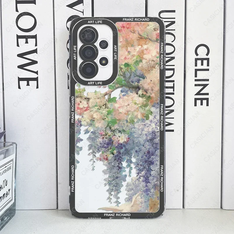 Case For Samsung Galaxy S20 Plus S21 FE S22 S23 Ultra A53 A52 A54 A33 S24 Franz Richard Art Printing Soft Cover