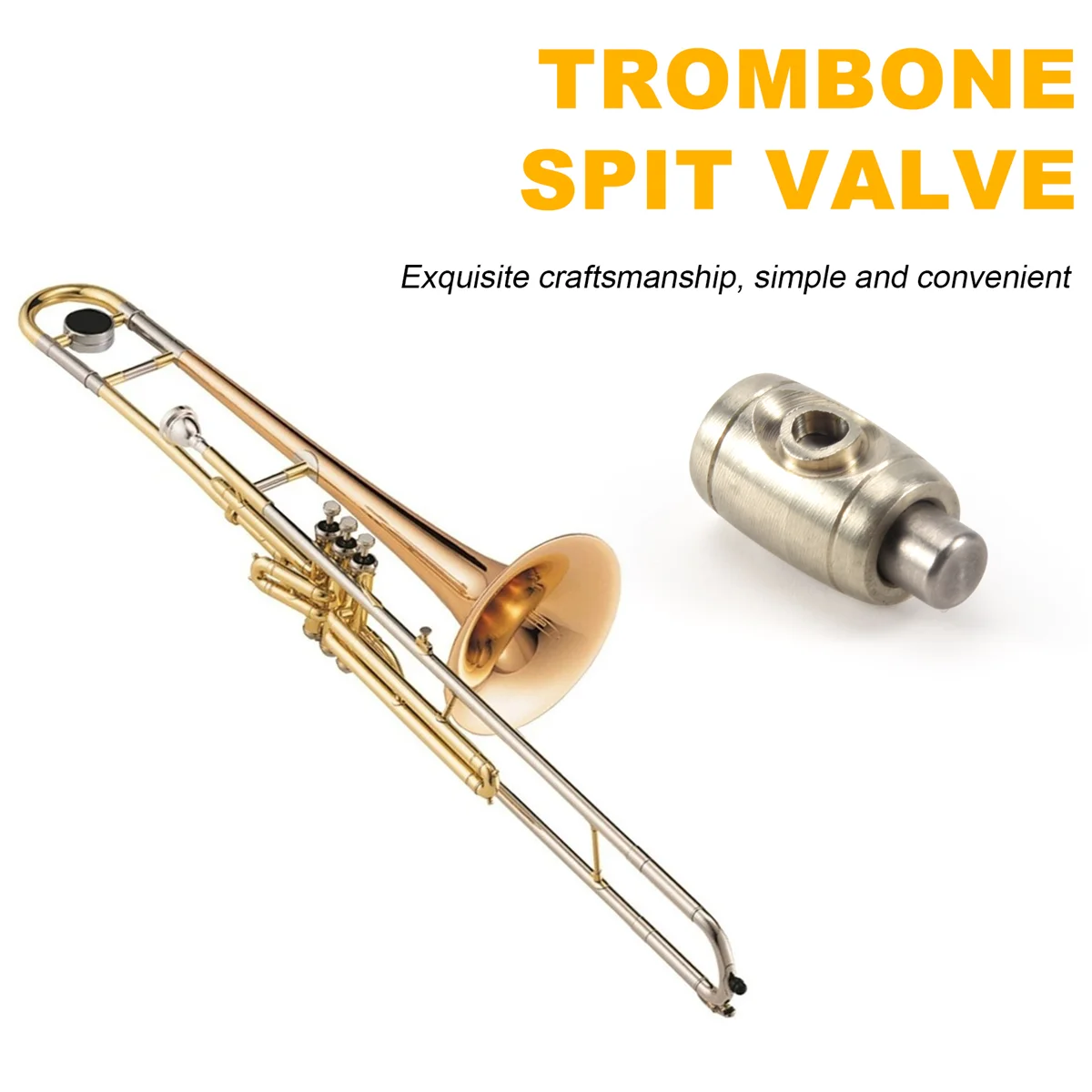 Valve à broche trombone pour amoureux de trompent, clé à eau, accessoire, ensemble de 5 pièces