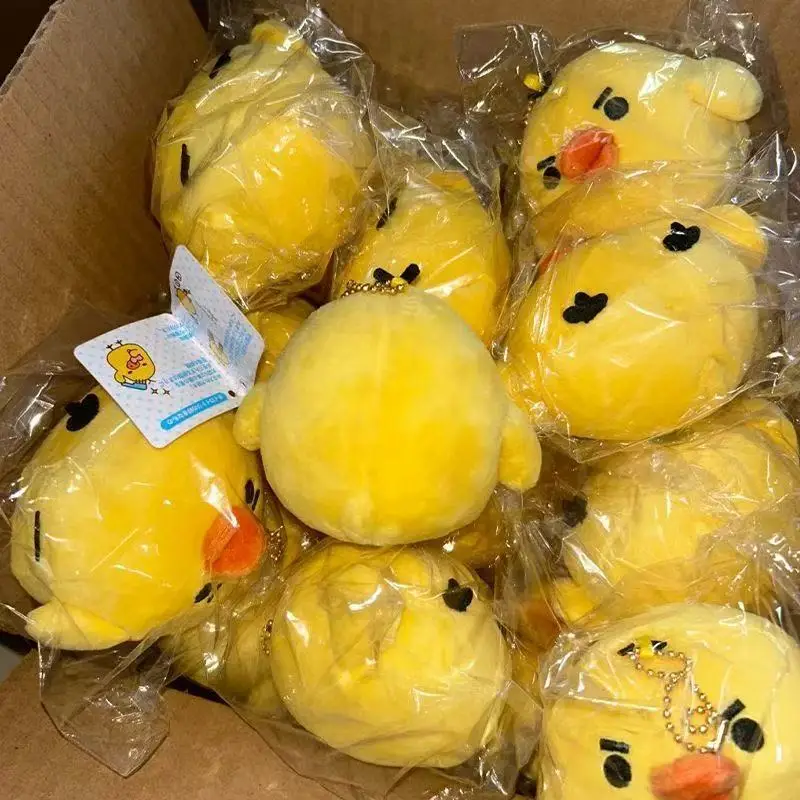 San-X Rilakkuma Kiiroitori Doll Training Same Style Nostril Chicken Cute Stuffed Toy Cartoon Soft Pillow Gift for Fans - view 5