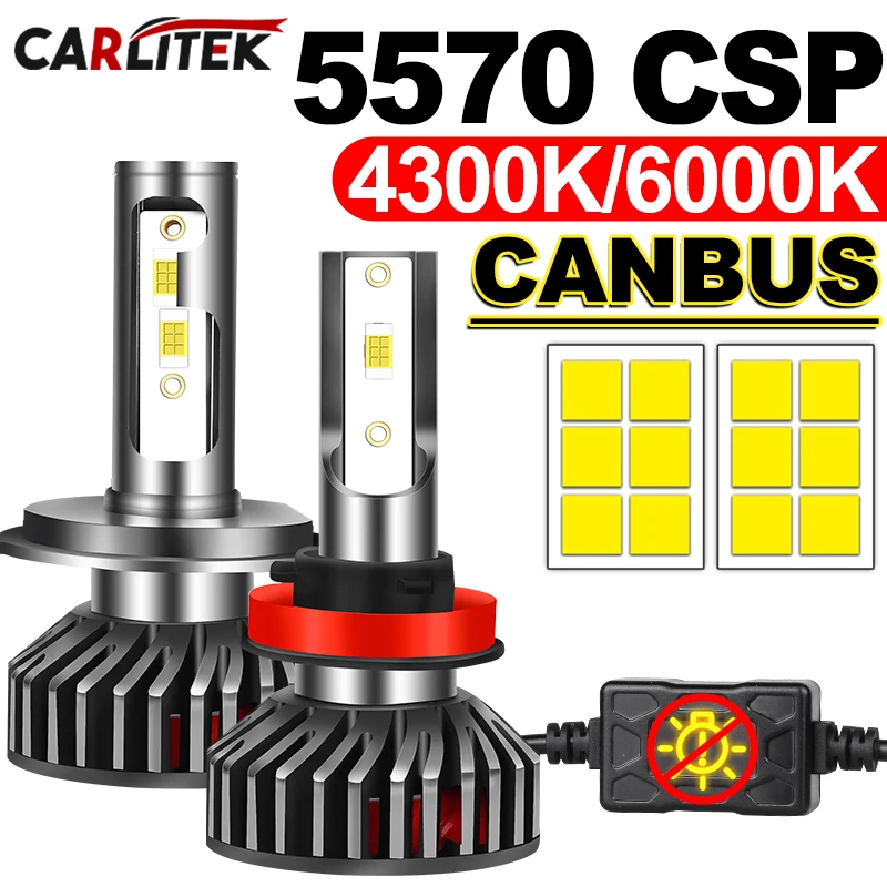 

4300K 6000K 8000K Canbus LED H7 H1 H4 Автомобильные фары H11 HB3 9005 H8 HB4 9006 Светодиодные противотуманные фары Turbo 30000LM Супер яркие