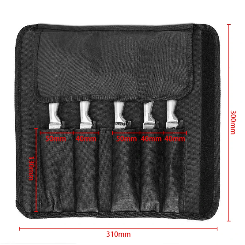Portable Waterproof Chef Knife Roll Bag Oxford Cloth Chef Knife Case Outdoor Camping Trip Chef Knives Storage Tools