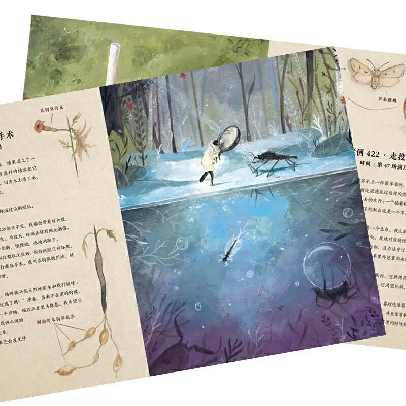 Children's Imagination Story Book, Inseto Doctor's Medical Notes, Animal Popular, Science Picture, 5-12 Anos de Idade