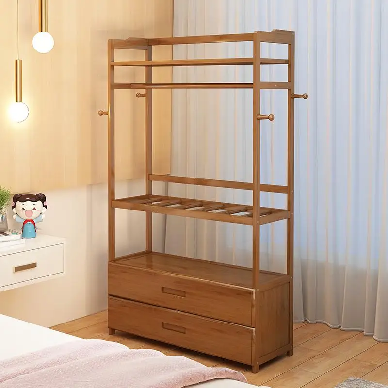 Wooden Wardrobes Coat Racks Wall Storage Standing Clothes Space Saving Coat Racks Luxury Arara De Roupa Lounge Suite Furniture