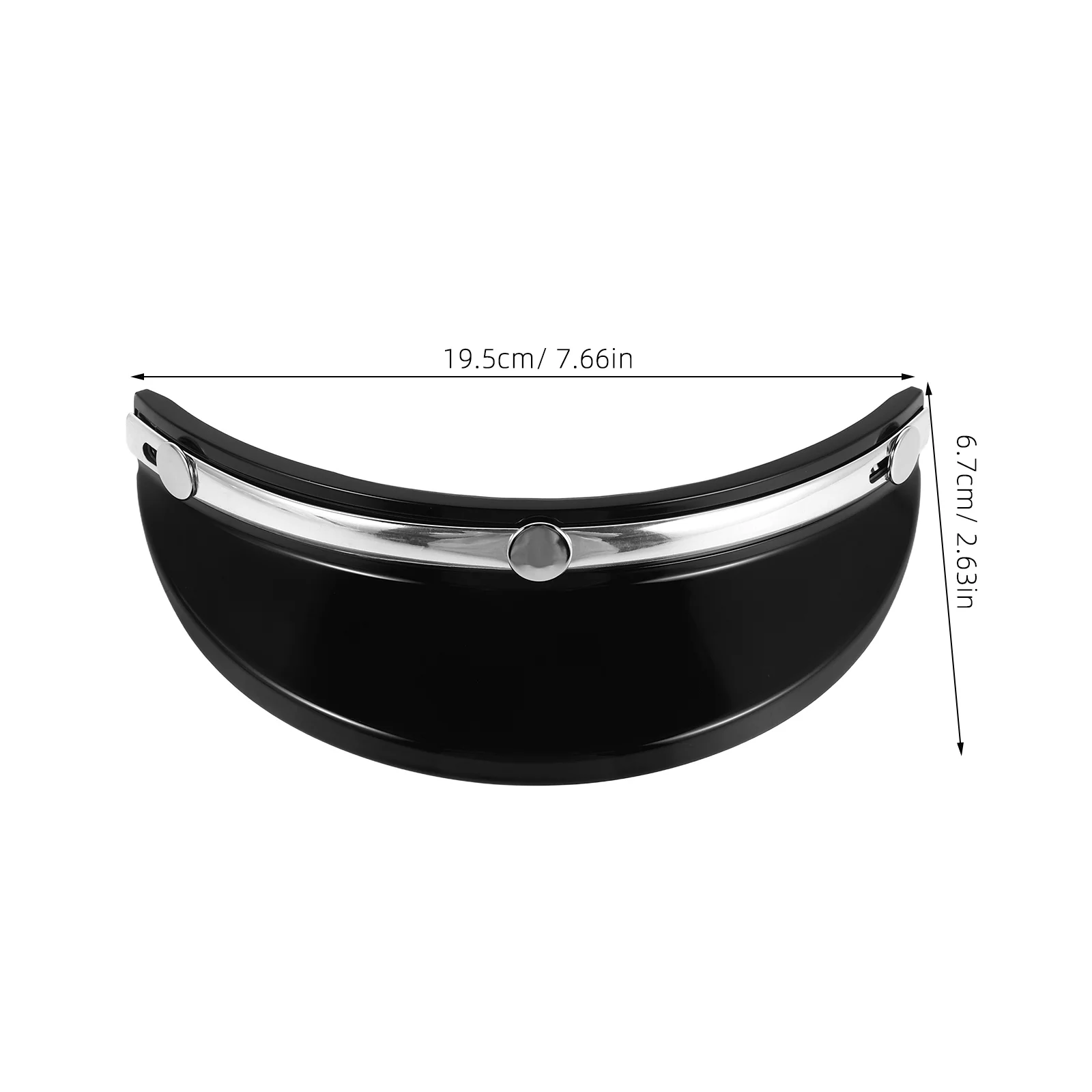 Visiera da moto Visiera parasole con attacco a tre bottoni a tesa retrò per visiera parasole da equitazione primaverile ed estiva