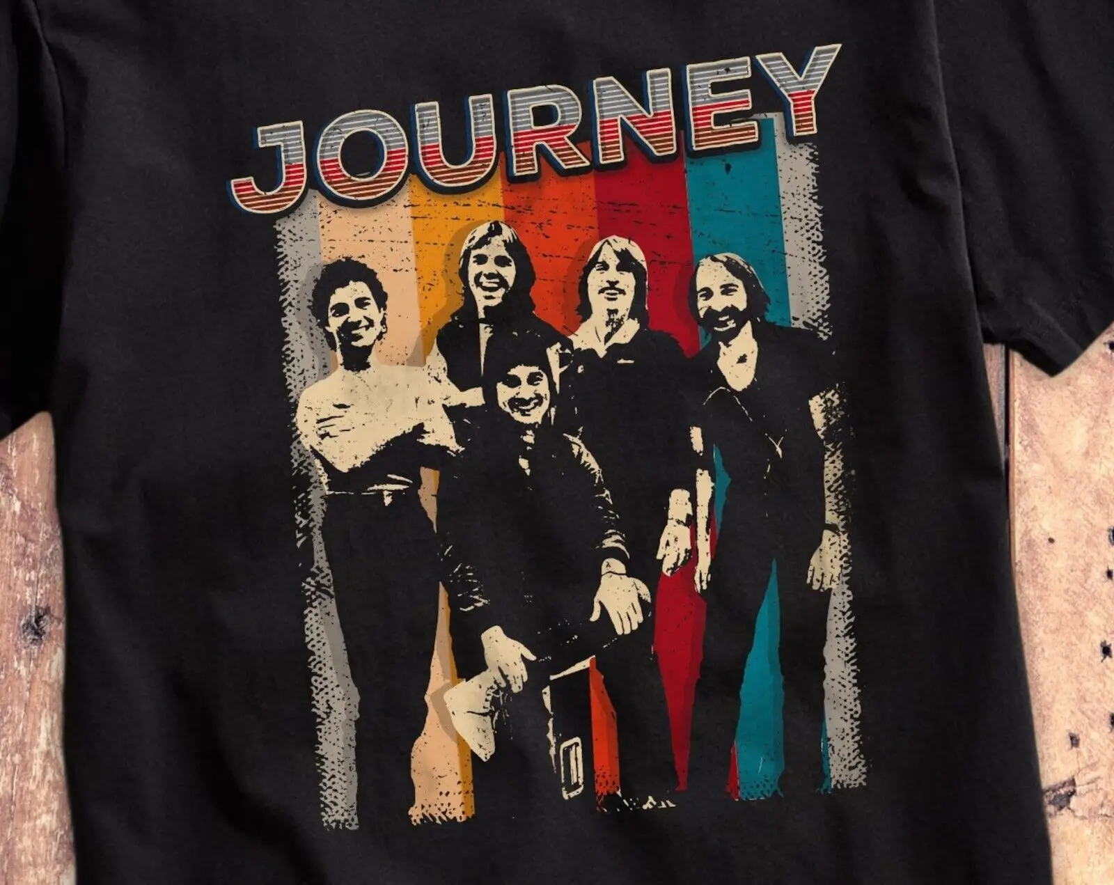 

Vintage Journey Rock Band Short Sleeve Men S-3XL T-Shirt Gift For Fans