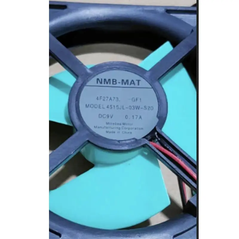 

Refrigerator Fan/Refrigeration Fan/Fan Model 4515JL-03W-S20 DC9V 0.17A