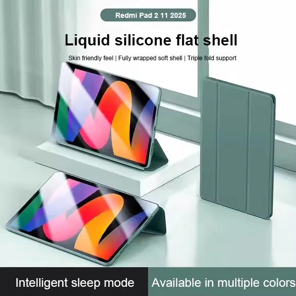 

Мягкий силиконовый защитный чехол для Xiaomi Redmi Pad2 11 дюймов 2025 SE 11 8,7 MiPad 7 7Pro 11,2 5 Pro 6 6Pro 11 дюймов 2024 Auto Wake Sleep