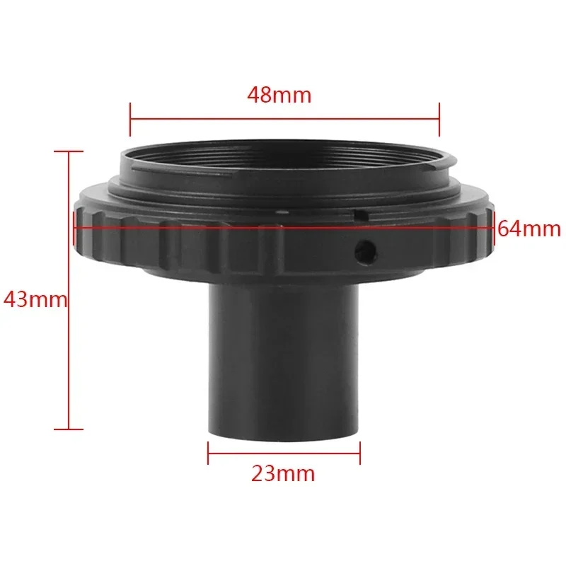 T2 Mount Lens Adapter For Canon EOS Or DSLR Camera To Interface 23.2mm Biological Microscope/Telescope Eyepiece Adapter