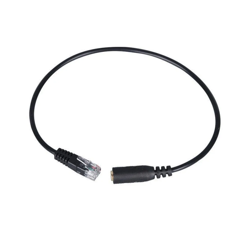 Telephone Adapter RJ9 To 3.5mm Audio Jack For Call Center Headset Connection Office Desk Phone Accessory Cable
