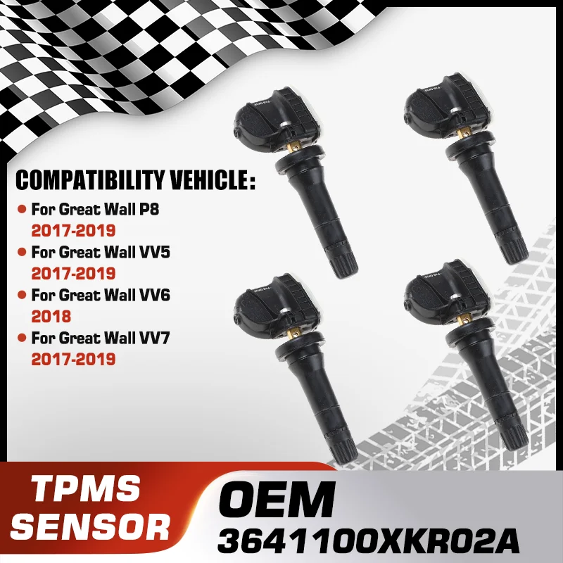 

Car Tire Pressure Sensor TPMS For Great Wall P8 2017-2019 Great Wall VV5 2017-2019 Great Wall VV6 2018 Great Wall VV7 2017-2019