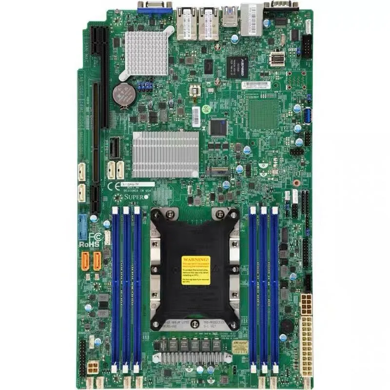 For 1U Single Channel 3647 Server 1019P-FDN2T-3W-DN008 AMI X11SPW-TF Main Board
