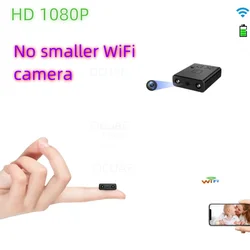 La più piccola Mini telecamera WIFI 1080P HD per la casa IP videocamera di monitoraggio remoto IR Night Vision Body Cam invisibile Espia Cam