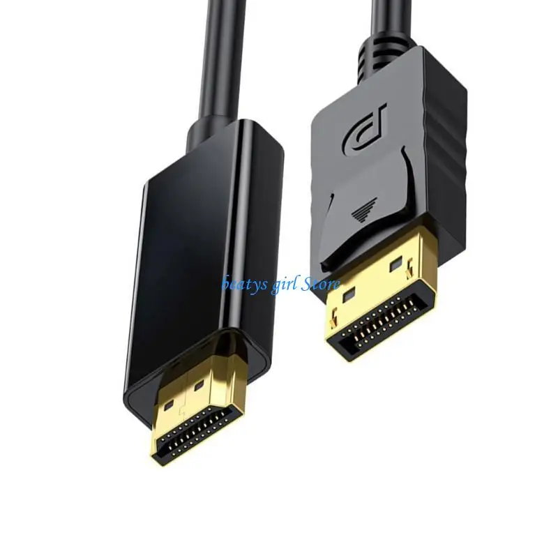 C7AB DisplayPort Connector إلى محول محول HDMICIPATIBLE سلك 4K/1080P
