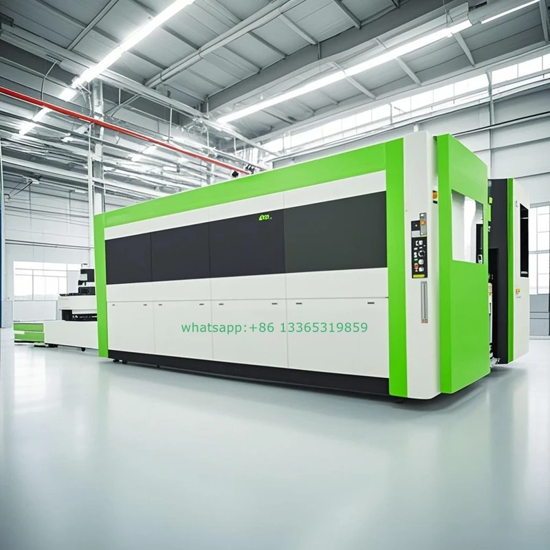Fotografia 7: Máquina de Corte a Laser de Fibra CNC com Foco Automático 1530 para Chapas Metálicas com Capa Protetora 1500W 3000W