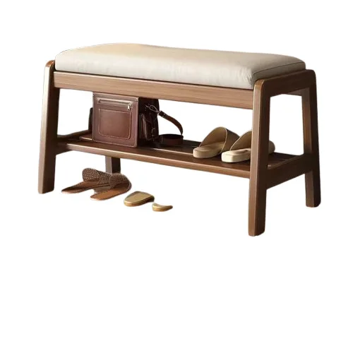 

Solid wood shoe change stool door household entry shoe bench
