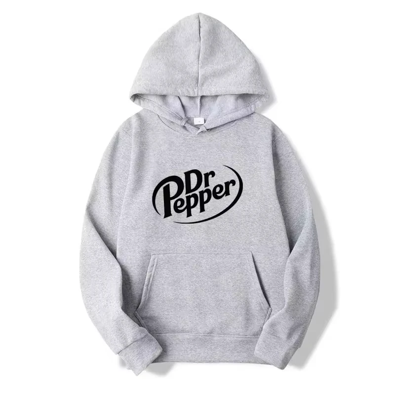 Herbstliche warme Dr Pepper Kapuzenpullover mit Buchstabenprint, Streetwear Herrenmode, Fleece-Sweatshirts, lässige Unisex-Pullover, modische Oberteile – Detail 7