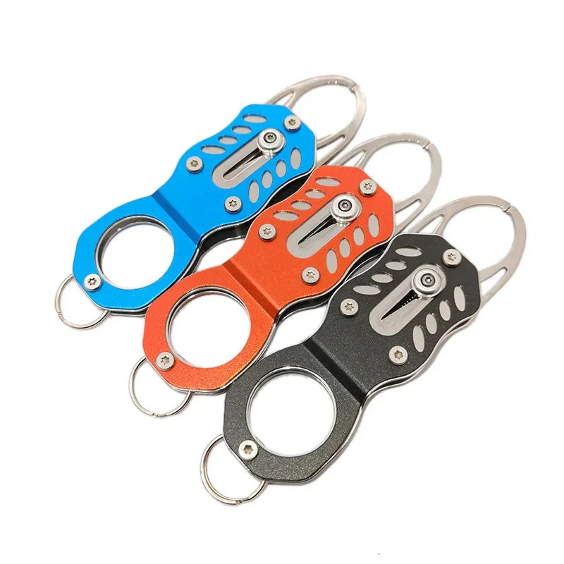 Afbeelding 3: OUTKIT Fish Lip Grip Gripper Grabber Controller met anti-verloren touw Draagbare aluminium zoutwatervisuitrusting Tackle Tools