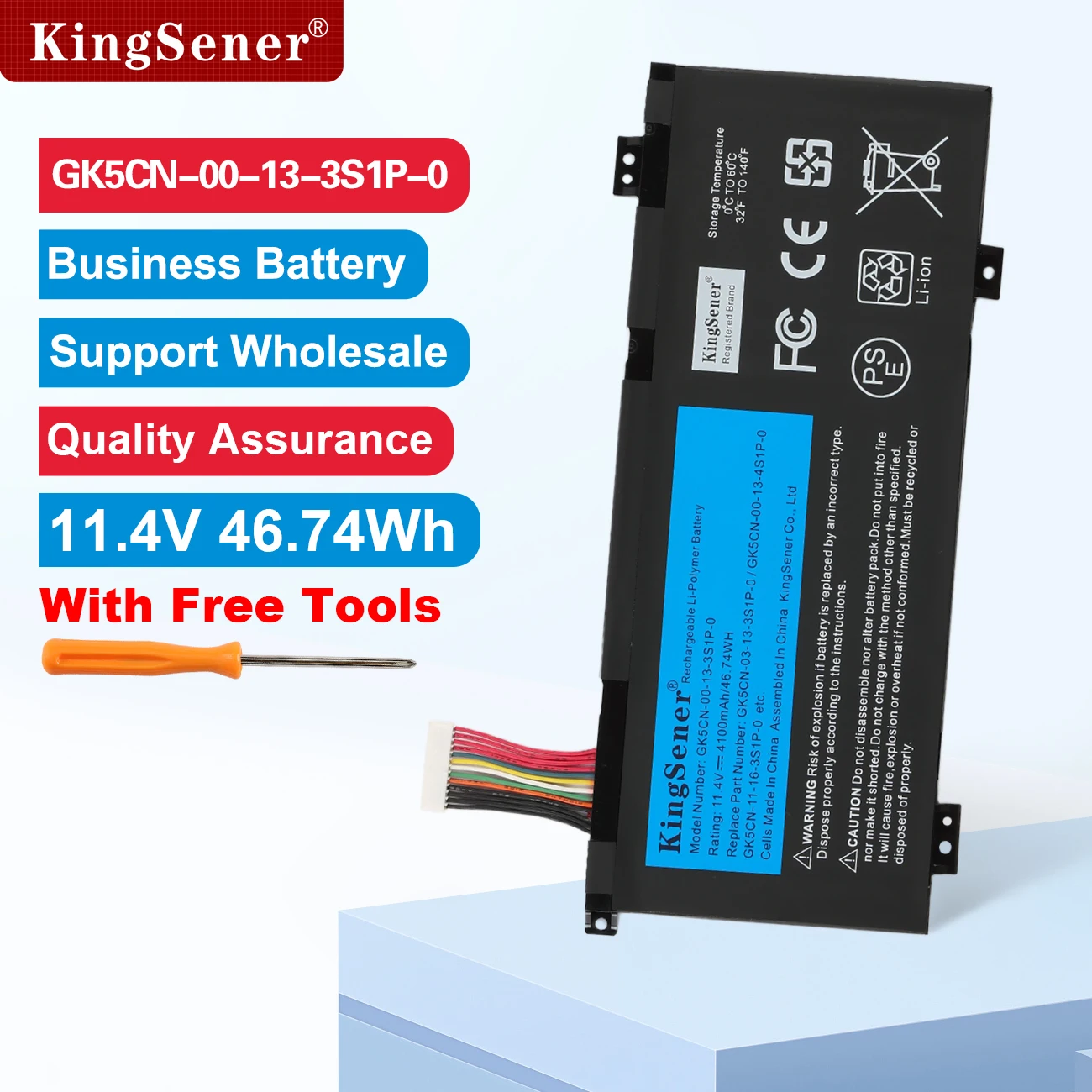 

KingSener GK5CN-00-13-3S1P-0 Аккумулятор для MECHREVO X8Ti Z2 MACHENIKE T90 Plus T90-T3p F117-B F117-B6 GK5CN GK5CN4Z GK7CN6Z