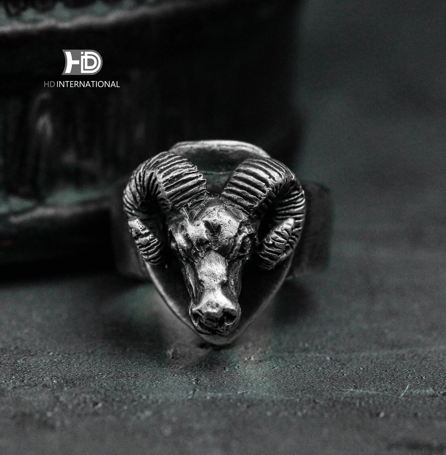 925 silver aries men's ring, rams head silver men's ring, zodiac bohemian men's ring, animal silk men's jewelry, men's ring Ram