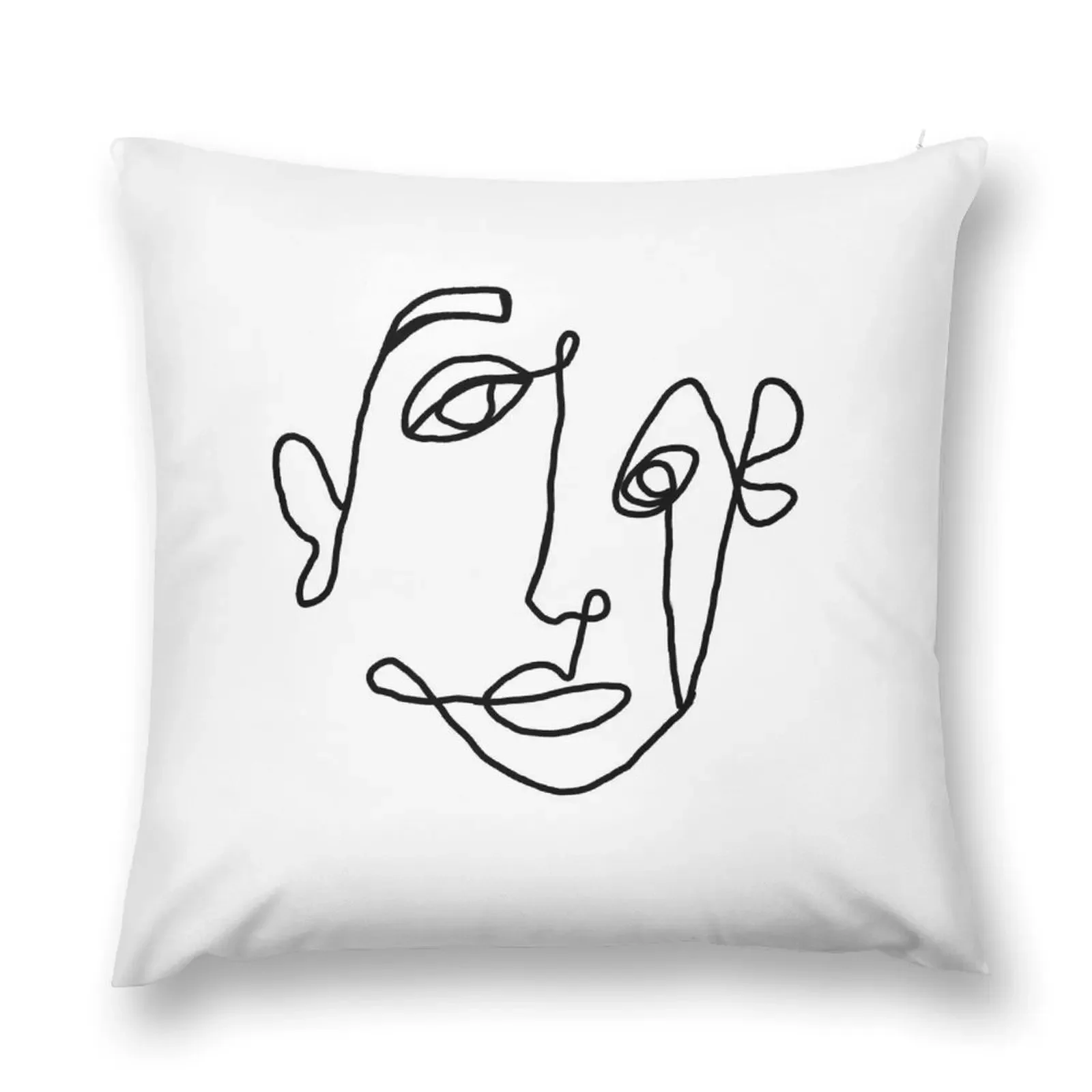 Abstract Face Throw Pillow christmas ornaments 2025 Decorative Cushions For Living Room Decorative Pillow Covers For Sofa pillow