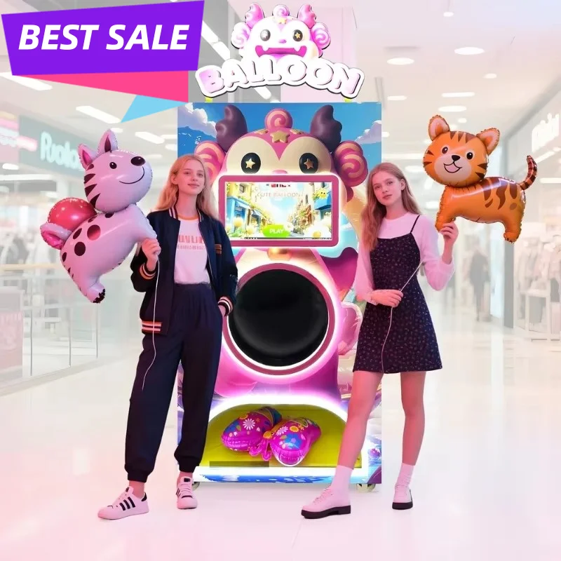 Professional Fully Automatic Balloon Stuffing Machine Easy Operate Factory Balloon Vending Machine Credit Card Coin Customized