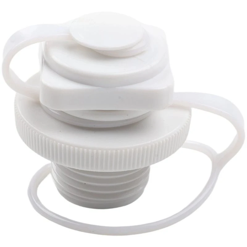 2026 New White Boston Air Valve One-Way Inflation Valve For Airbed Canoes Boats Pool Rafts Rubber Dinghys 22Mm BIGMOUTH