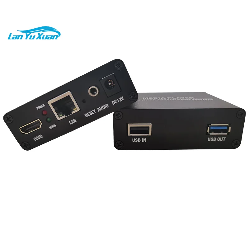 USB Media Player U Disk 4K Video to Network Live Streaming Device with H.265/H.264 Support for USB to Internet