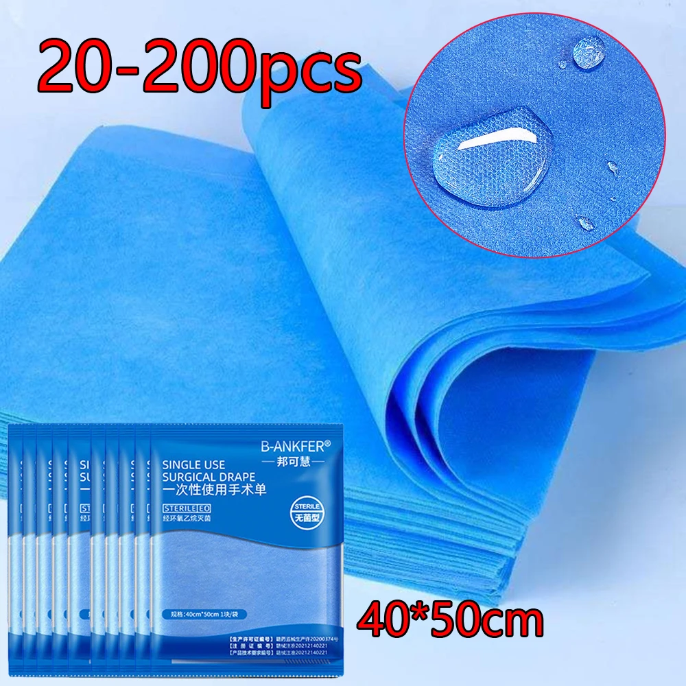 

20-200pcs 40x50cm Non-woven Beauty Salon Thick Nursing Pad Waterproof/Oil-Proof Disposable Surgical Drapes Sheet Towel