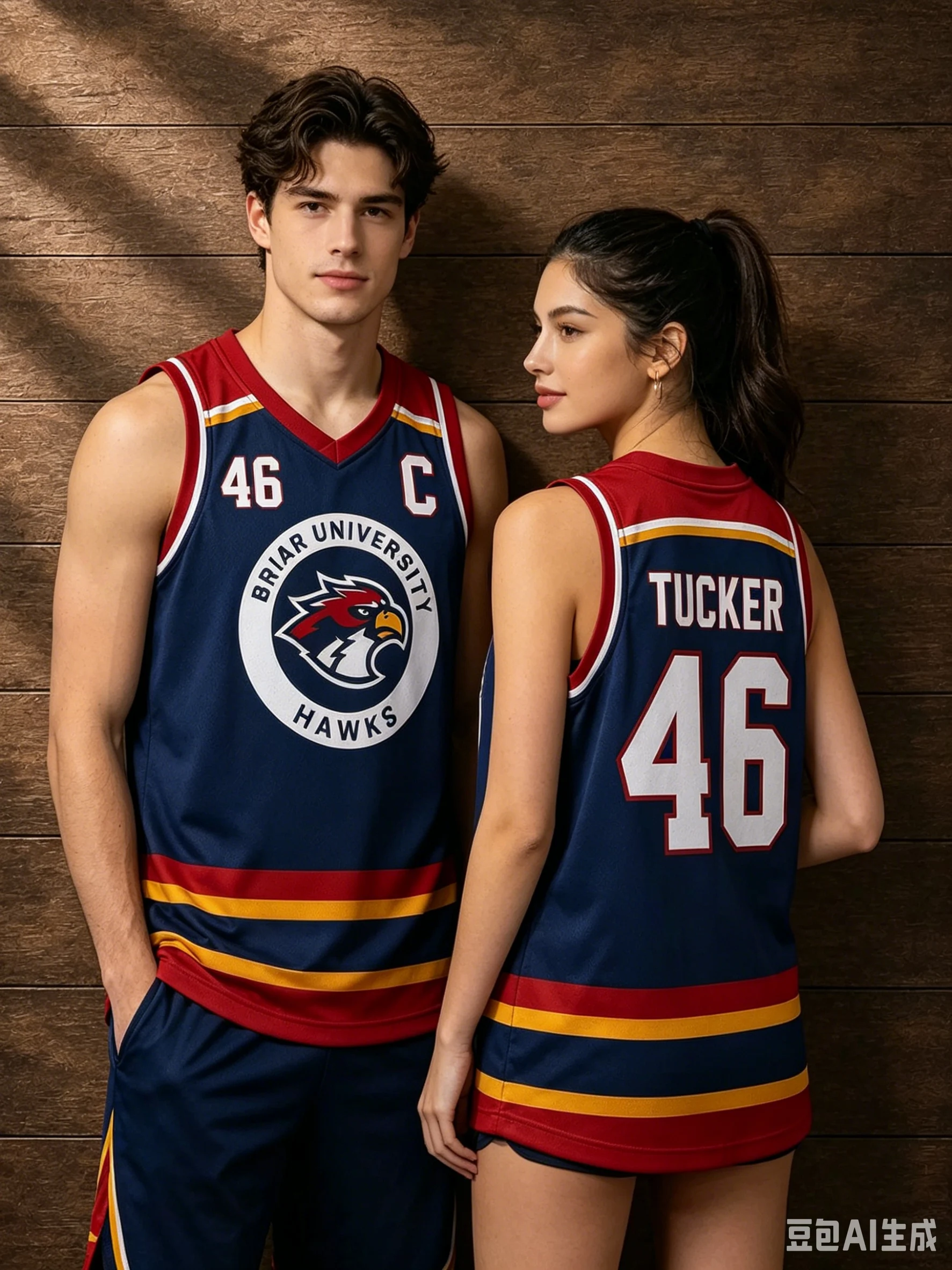 Hot Selling Top Vintage College Eagle Mascot Letter Print Quick Dry Sleeveless Basketball Jersey Unisex Street Sports Tank Top