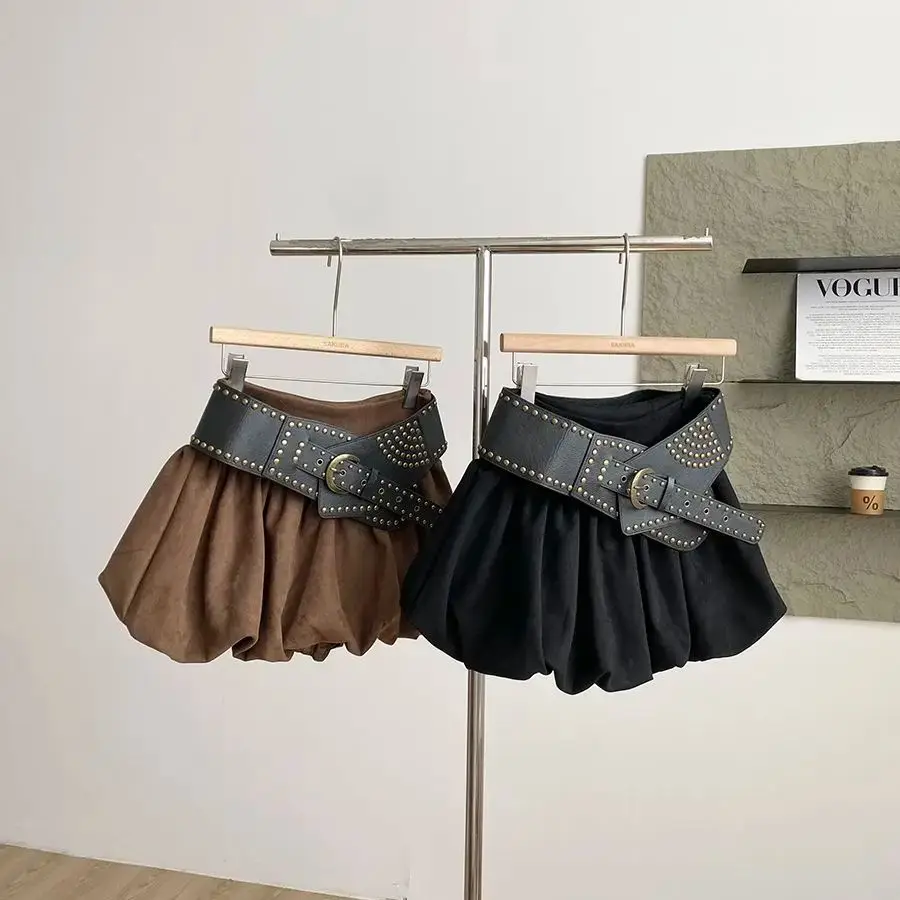 

Новая модная кожаная бархатная мини-юбка для женщин с высокой талией в стиле пэчворк, облегающая плиссированная юбка-бутон, сексуальная клубная вечеринка, уличная одежда Jupe