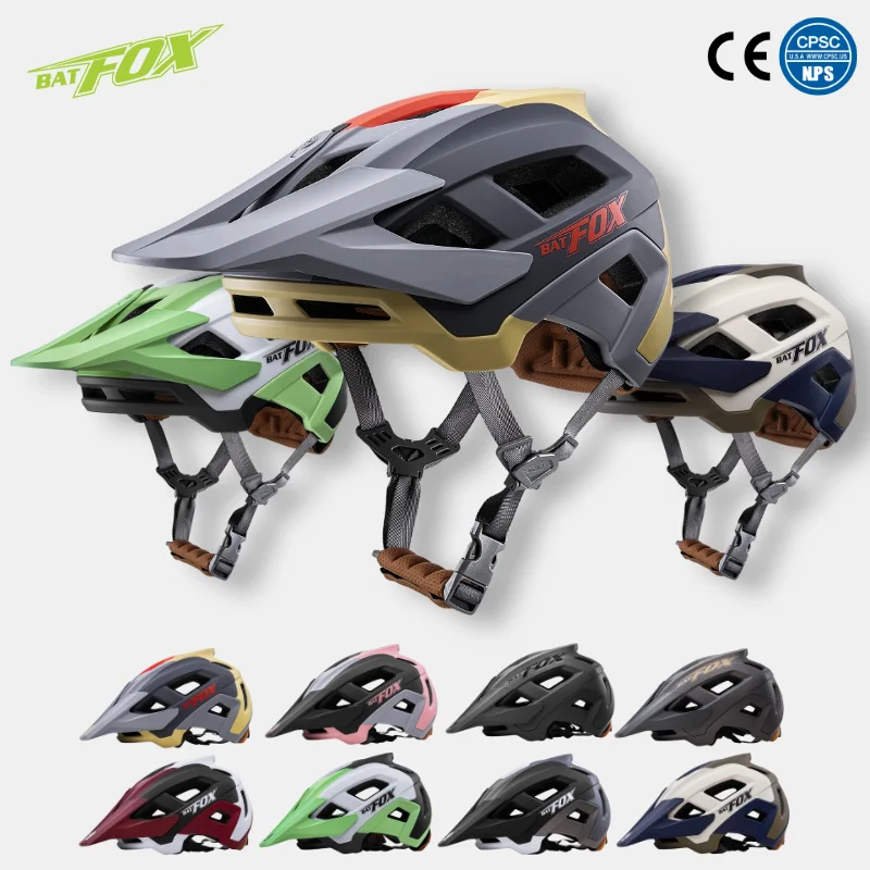 

BATFOX Cycling Helmet Lightweight Comfort lining Road MTB Bicycle Helmets Protective and drop resistant Men Women Bike Helmets