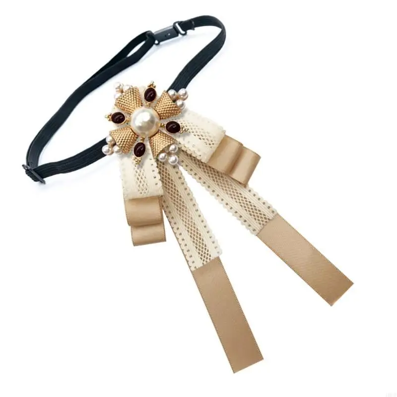 Регулируемый галстук-бабочка в стиле барокко JK для школьных мероприятий, вечеринок, реквизита для переодевания