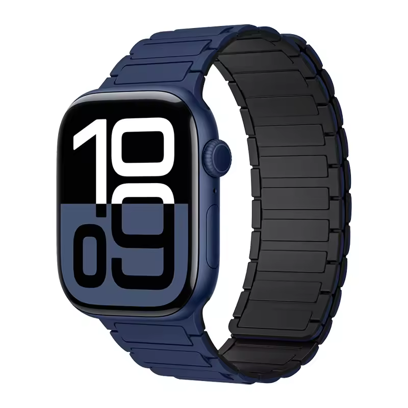 Magnetic Silicone Band for Apple Watch Ultra 3 2 49mm 46mm 42mm 45mm 44mm 40 41mm Strap IWatch Series 11 10 9 8 7 6 SE Bracelet - Image 18