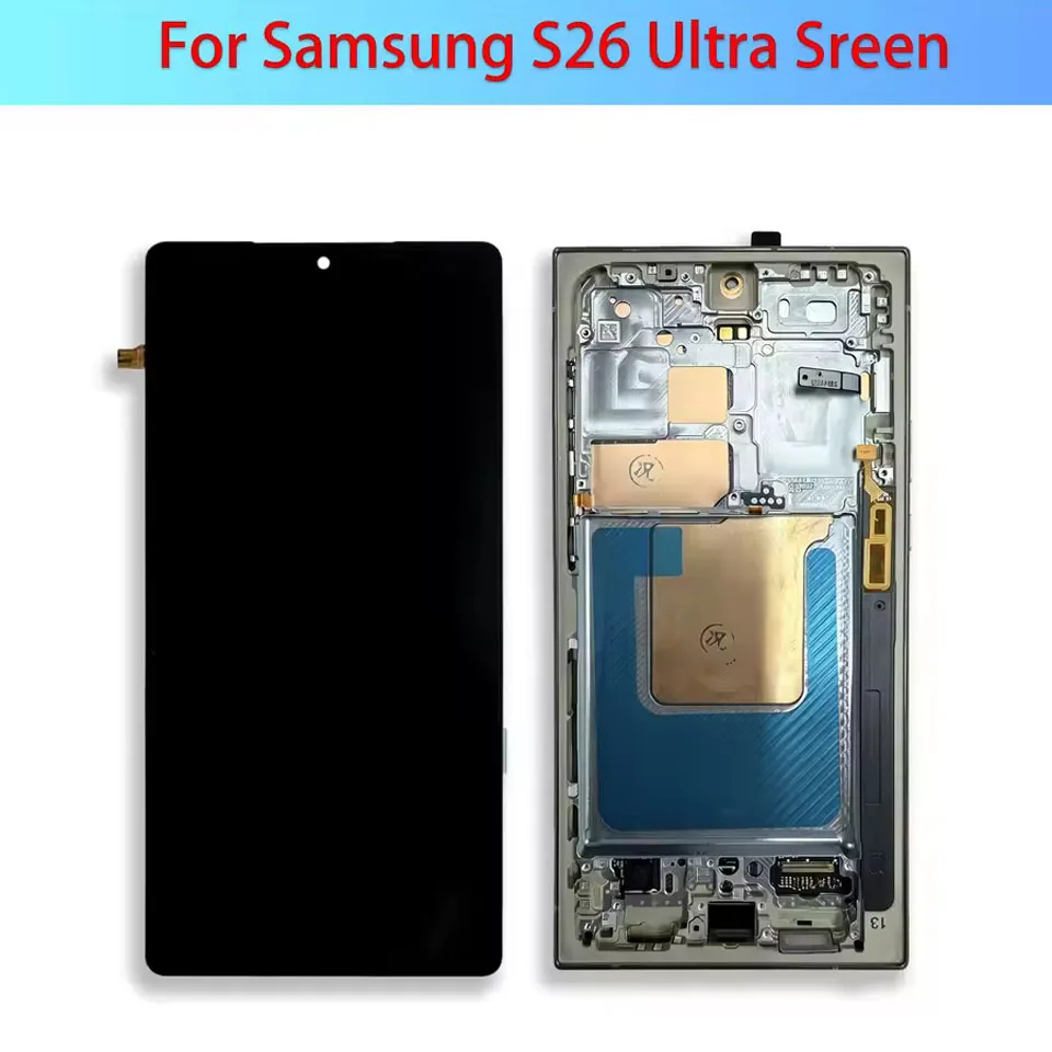 100% Tested AMOLED For Samsung Galaxy S26 Ultra LCD Display Touch Screen Digitizer Replacement For Samsung S26 Ultra Pantall