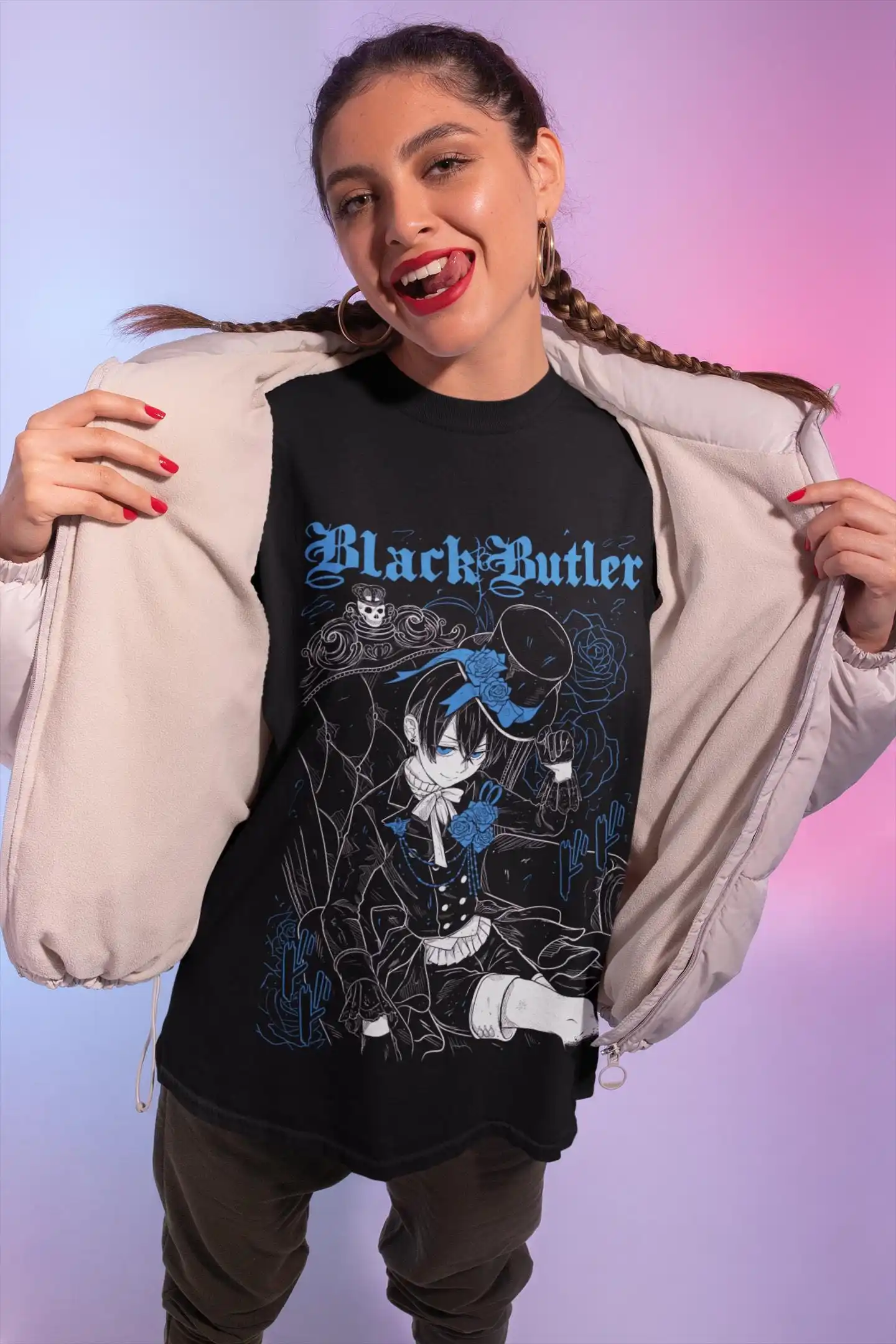 Black Butler Shirt, Sebastian T-Shirt, Kuroshitsuji, Toboso Yana Unisex T-Shirt