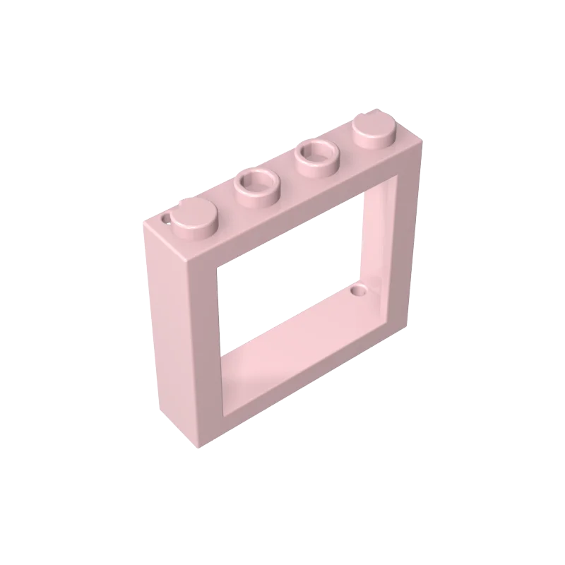Gobricks 6556 1PC Finestra di Mattoni 1x4x3 Treno con Fori per Otturatore Parti e Borchie Solide sulle Estremità Building Block Bambini Modello Regalo per Adulti