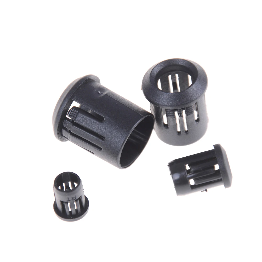 20pcs Black Plastic Lamp Bases LED Lamp Diode Holder Black Clip Bezel Socket Mount 3mm/5mm/8mm/10mm